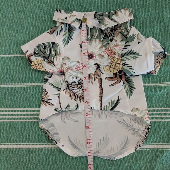 2/$10🐾 New Size Large Tropical Hawaiian Dog Shirt - Cat Shirt 🐾 - Picture 8 of 9